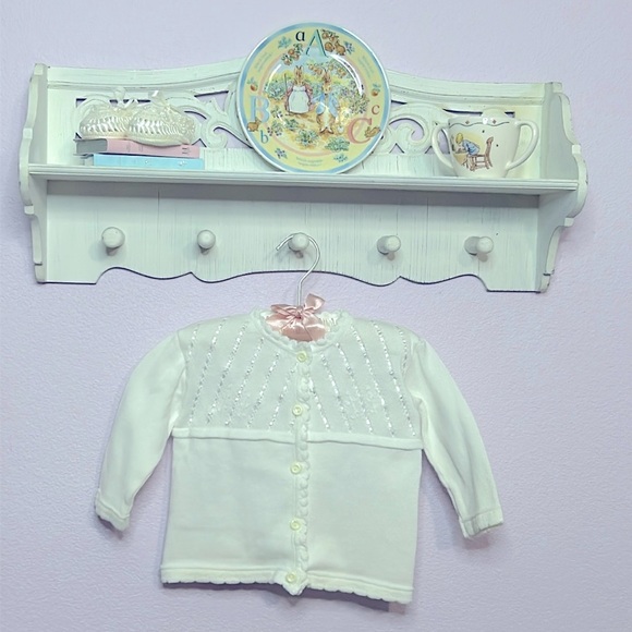 Feltman Brothers Special Occasion Cardigan-size 18 months Vintage circa 1990’s - Picture 2 of 5